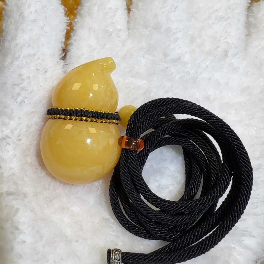 琥珀未镶嵌珠宝奇石焦皮葫芦