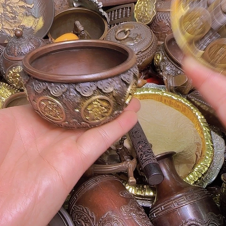 铜器办公室茶室摆件