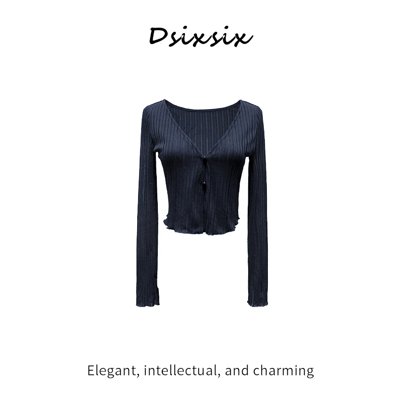 Yeah Me-【慕时开衫】夏日新款休闲百搭高级感时尚针织开衫气质修身