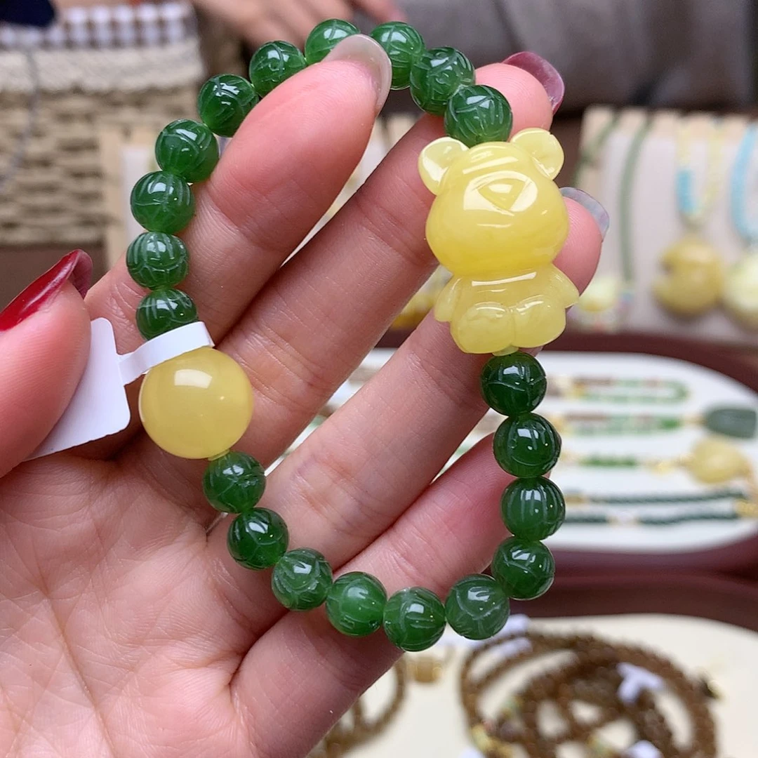 琥珀吊坠(不含链)未镶嵌