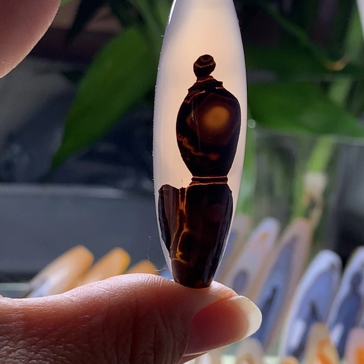 未镶嵌玛瑙/玉髓珠宝半成品6