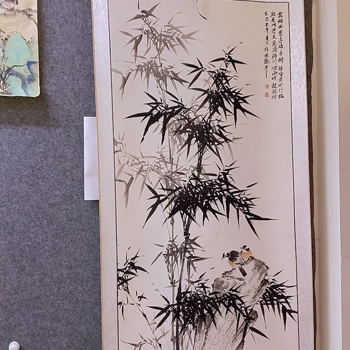 竖款新中式装饰画05