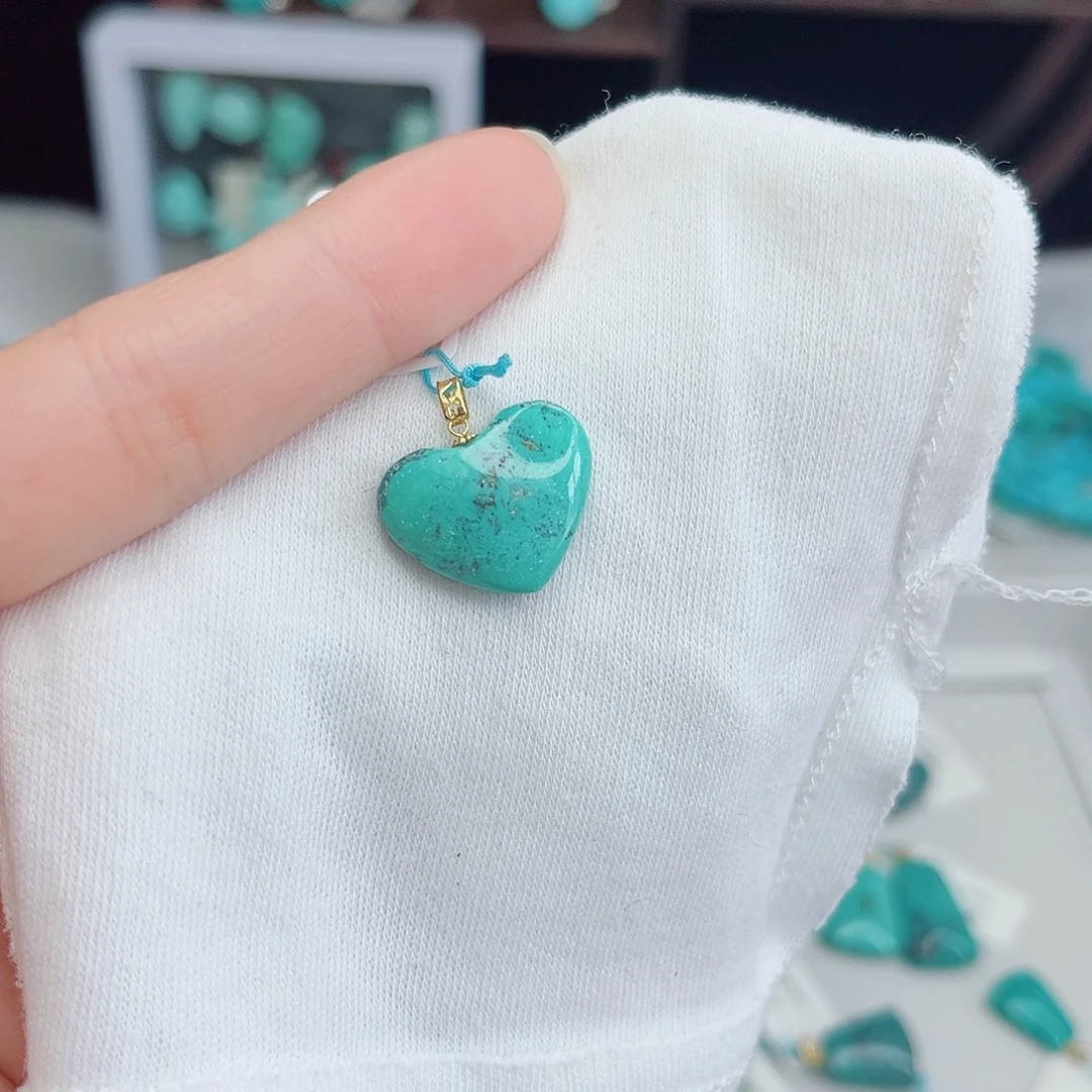 绿松石18K金镶嵌绿松石