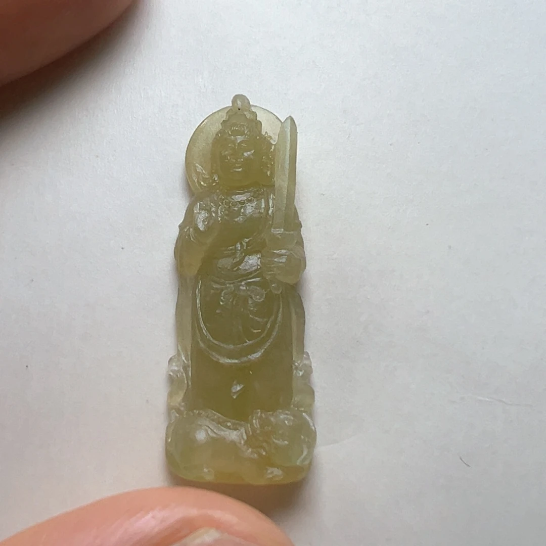 未镶嵌定制翡翠缅甸翡翠A货小文殊