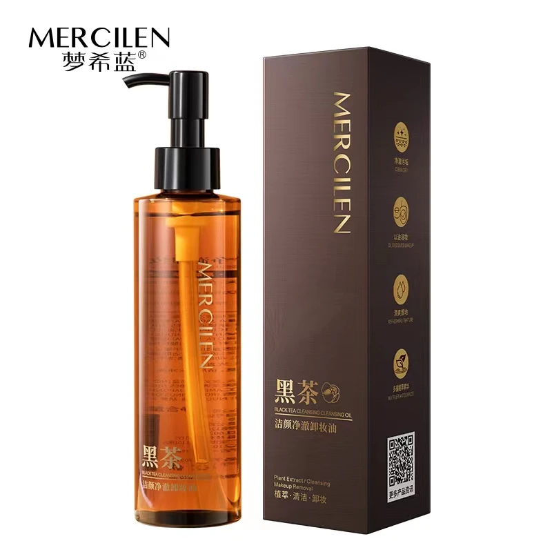 MERCILEN/梦希蓝黑茶洁颜净澈卸妆由植萃清洁卸妆