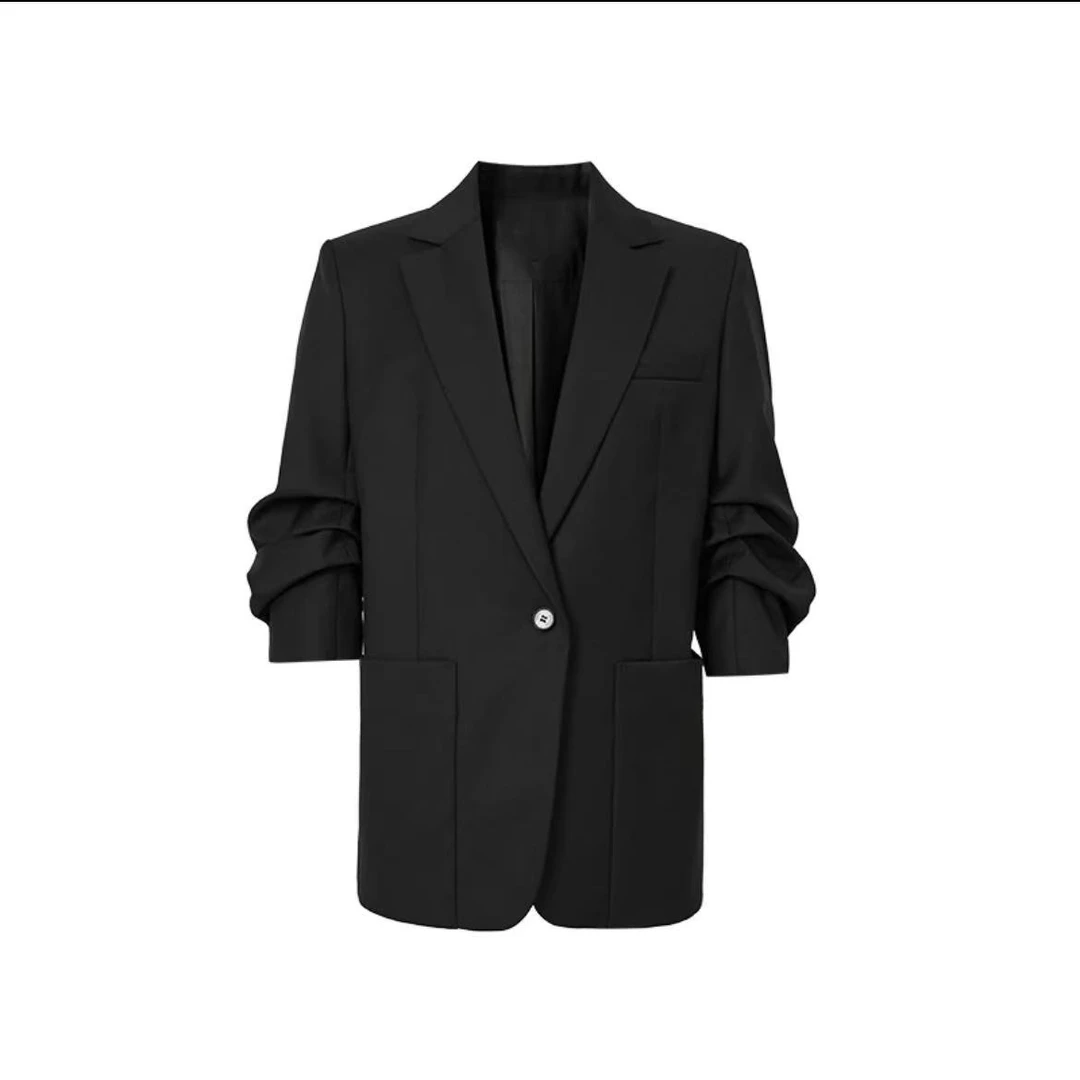 西装-133702气质高级感休闲五分袖