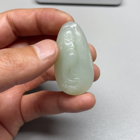 和田玉吊坠(不含链)未镶嵌非*