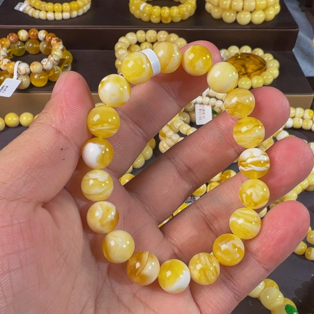 琥珀手链未镶嵌虎皮10 M