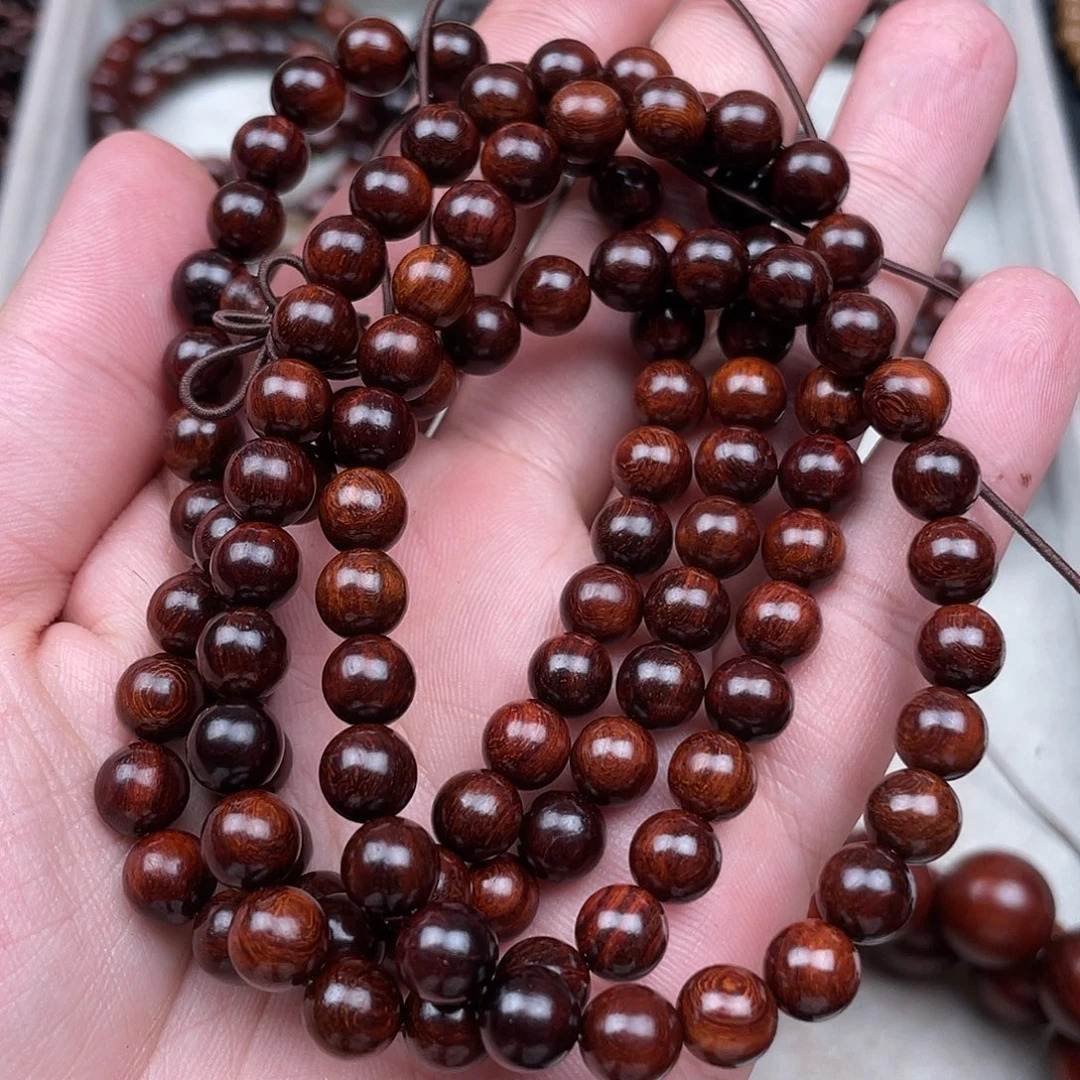 檀香紫檀（小叶紫檀）手串/手链微瑕0.8X108