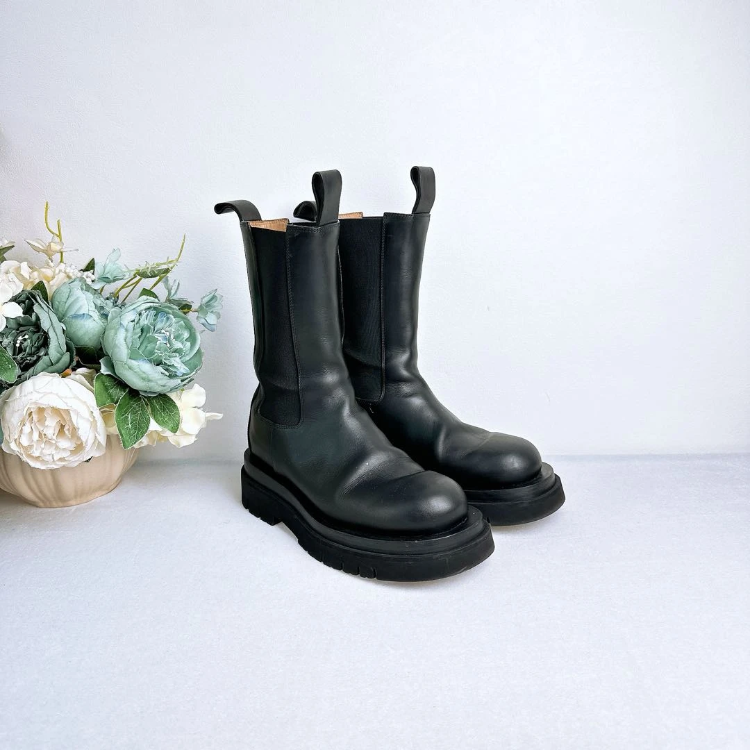 99新/Bottega Veneta/葆蝶家/中筒靴/37码/Xsp36470