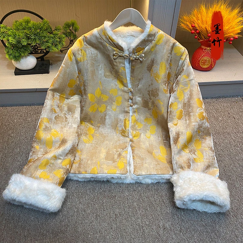 【71512】新中式秋装上衣国风女款2025新款爆款气质双面双穿