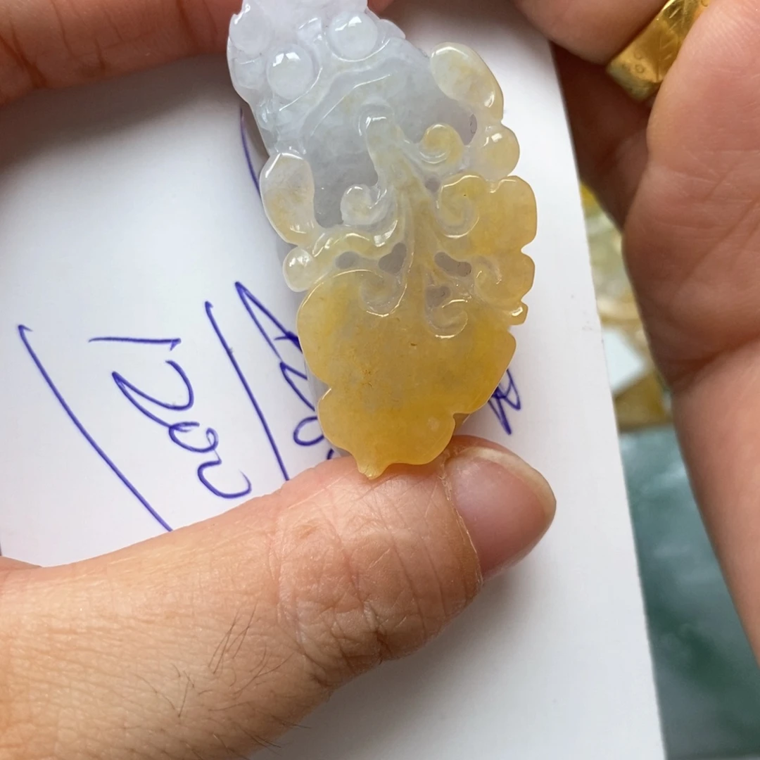 郭***涛翡翠未镶嵌颈饰翡翠