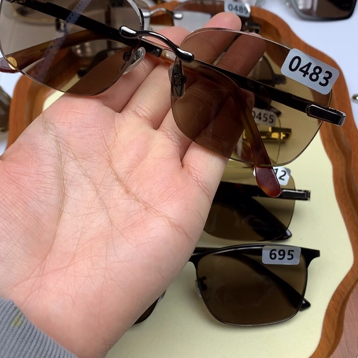 一体款无框茶水晶0483