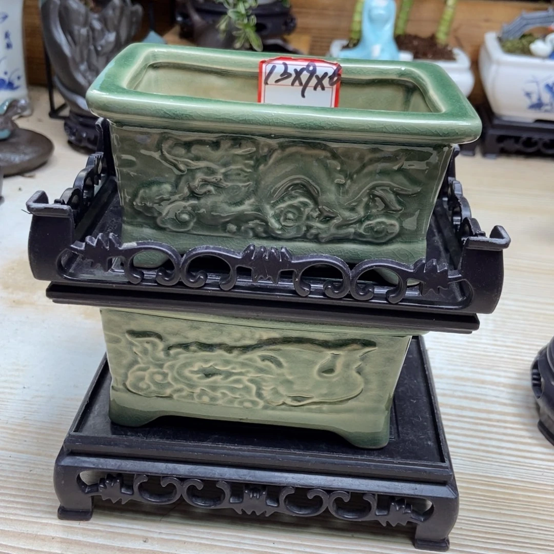 瓷片陶瓷花盆陶瓷艺术