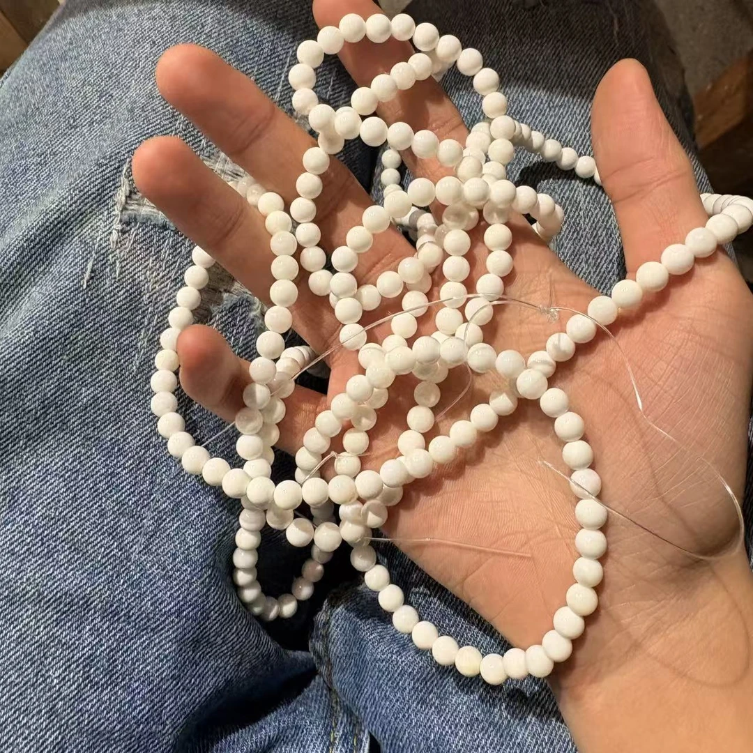 非金属羽毛项链 车厘子项链-6mm左右-多样性发一l500