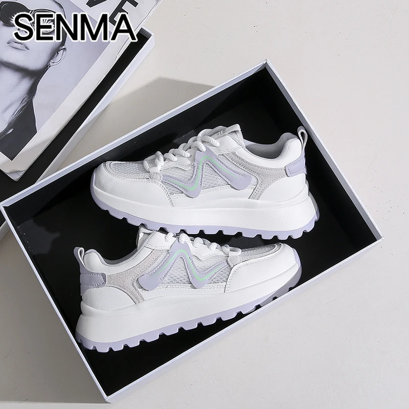 SENMA/森马厚底增高运动鞋福袋新款高级感百搭时尚休闲老爹鞋0039