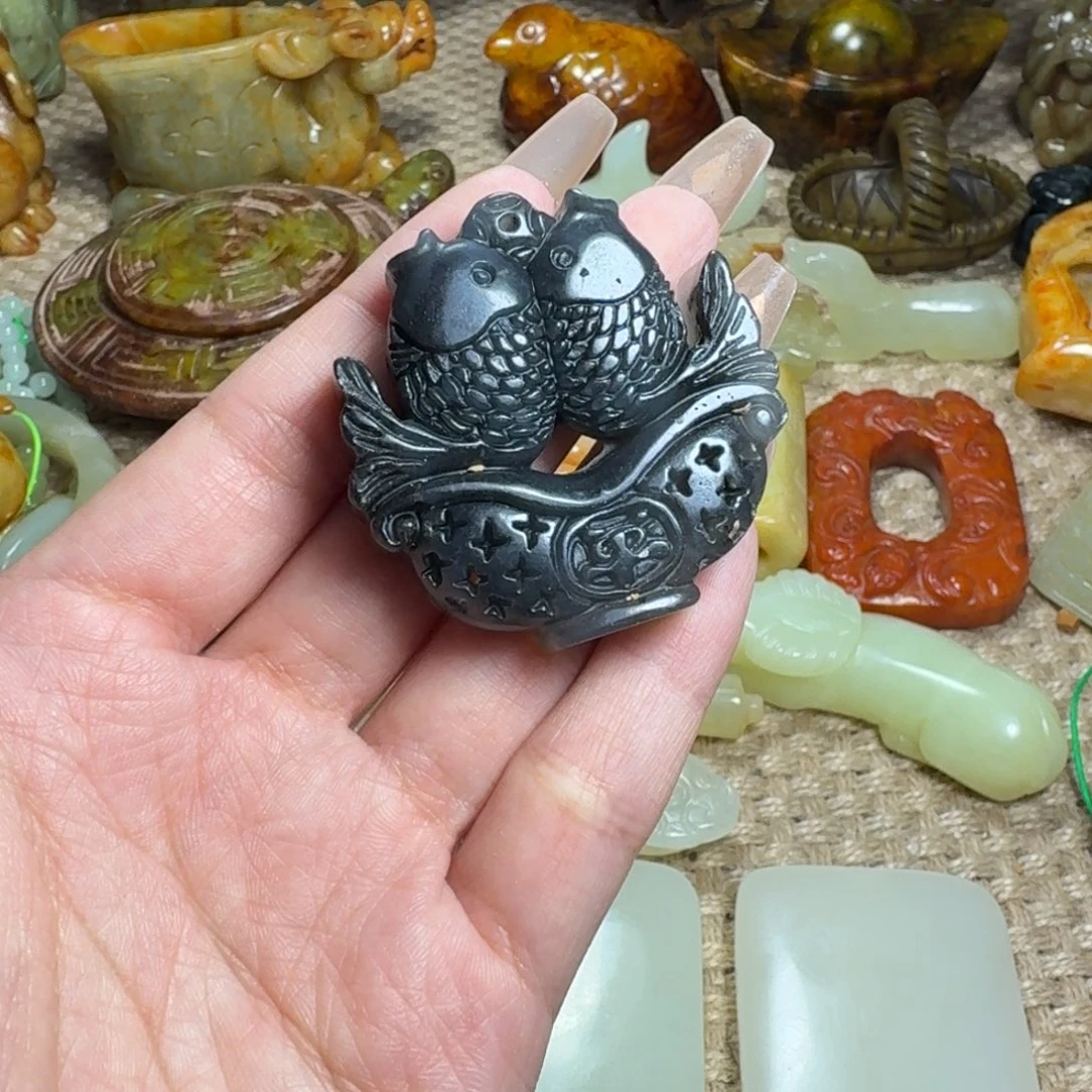 白玉菩提吊坠挂件