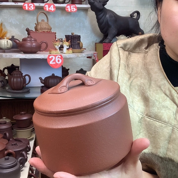 茶壶紫砂宜兴紫砂茶叶罐
