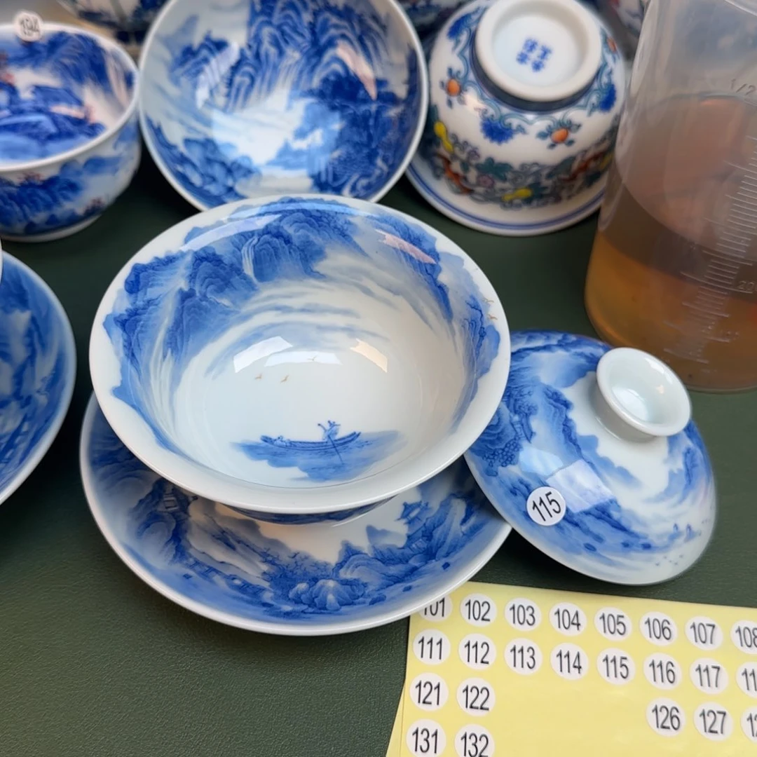 彦祖纯手工手绘茶具115