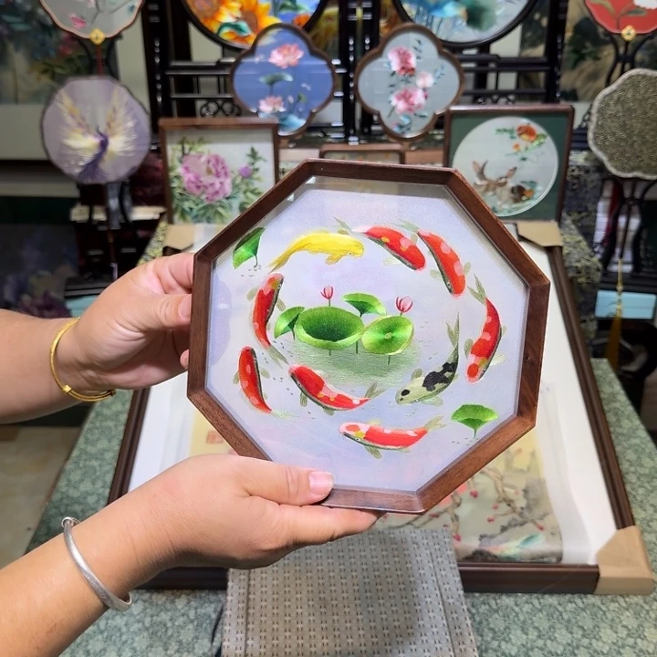 刺绣手工苏绣工艺制作技艺精湛