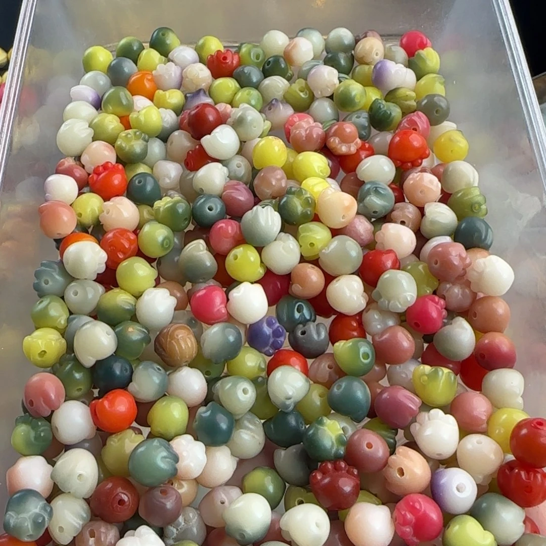 吊坠菩提根/象牙果微瑕卡12多半宝猫爪370颗