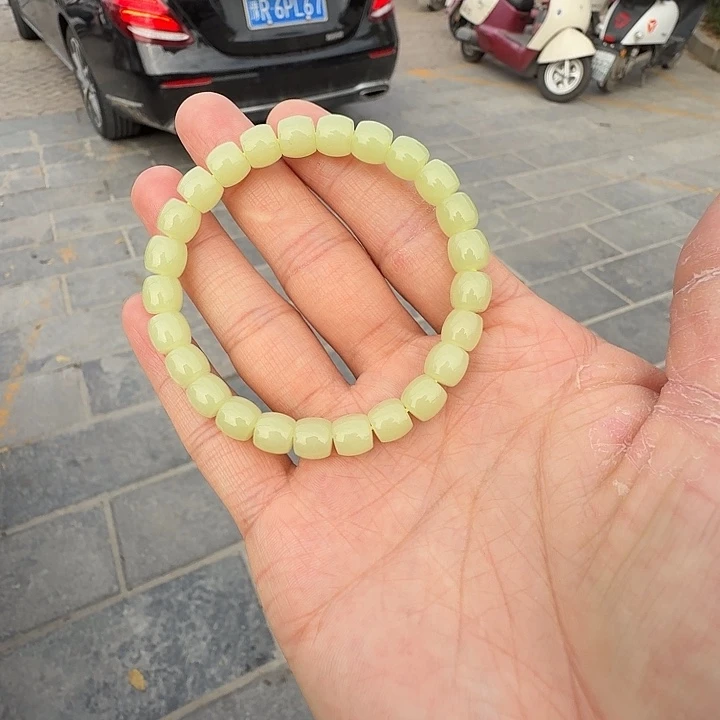 和田玉（黄玉）未镶嵌手链