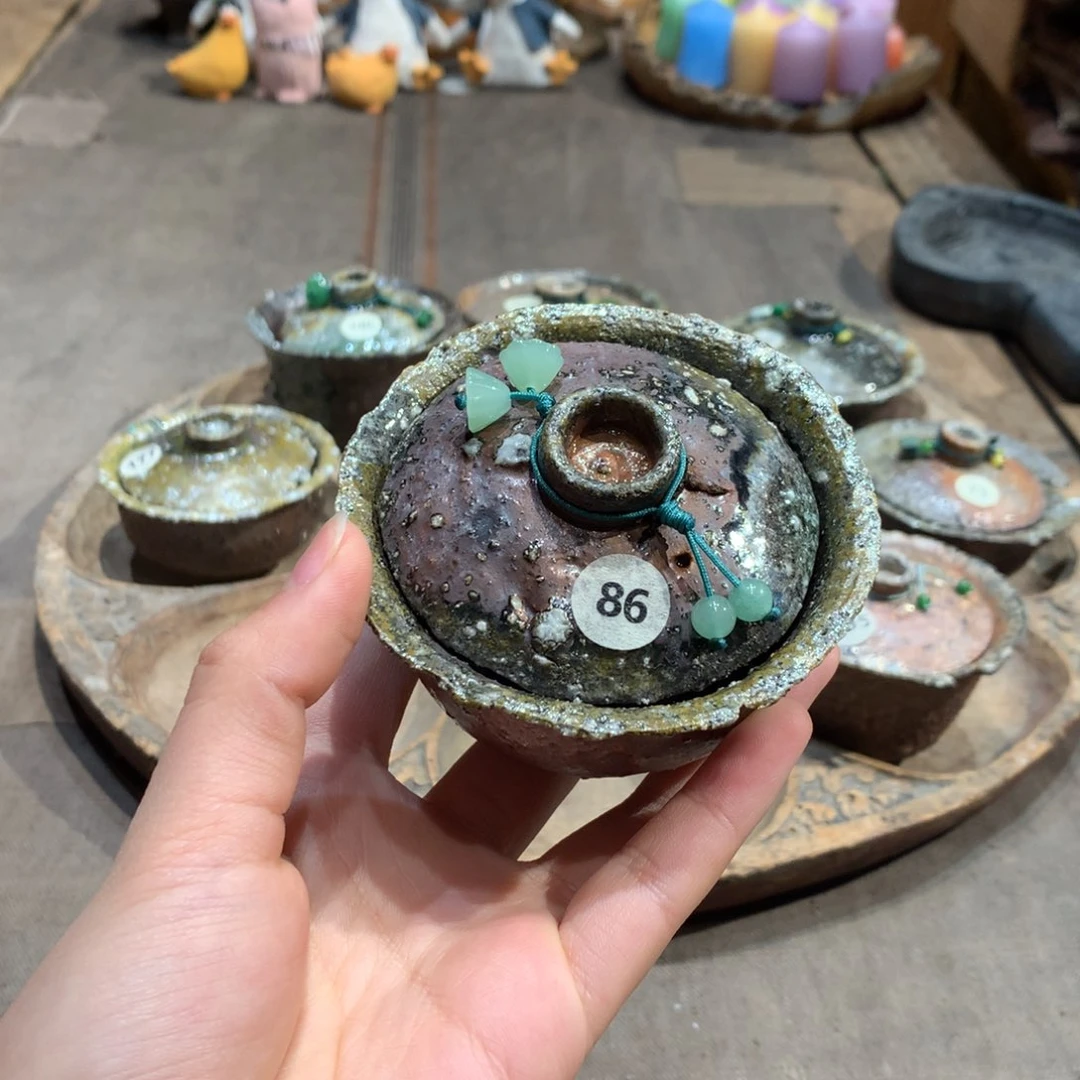 紫砂手工制作工艺精湛1个朵*