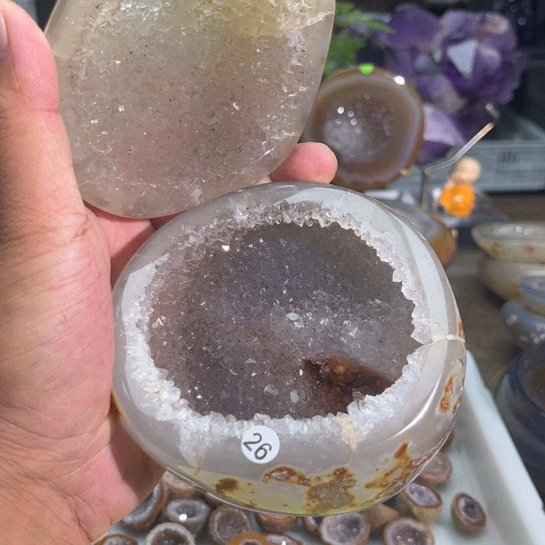 未镶嵌大型摆件（非配饰）紫晶@**7