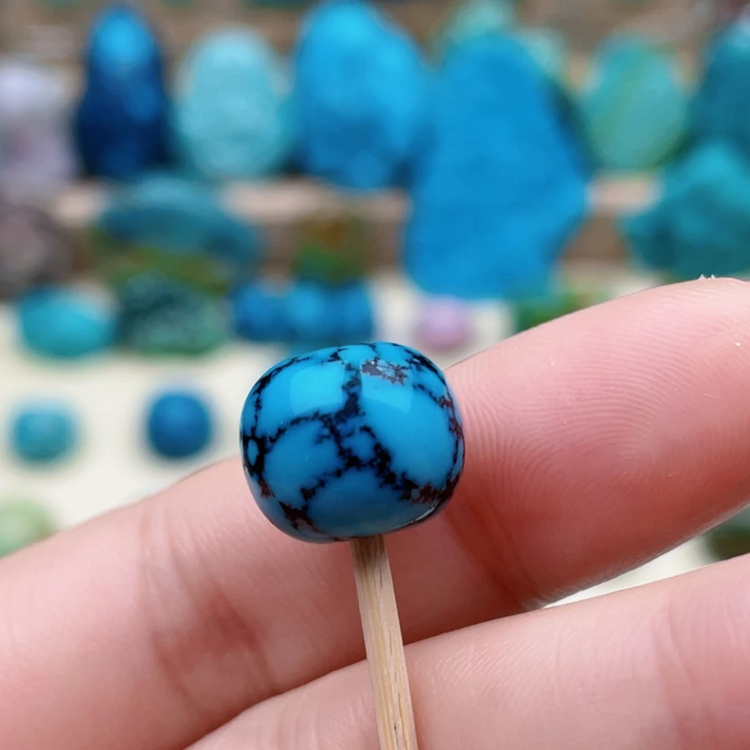 绿松石未镶嵌绿松石12.2*10.2mm