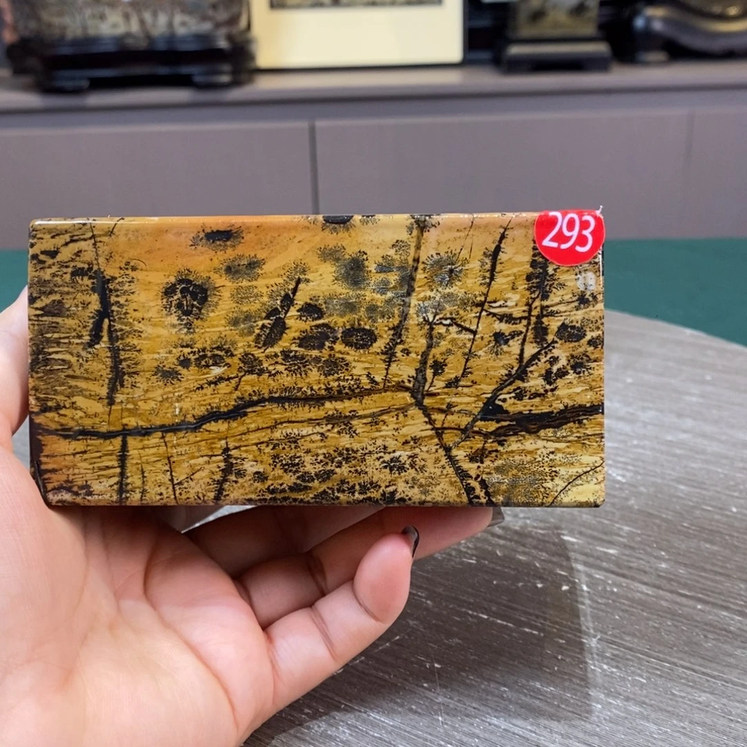 石材广西国画石草花石