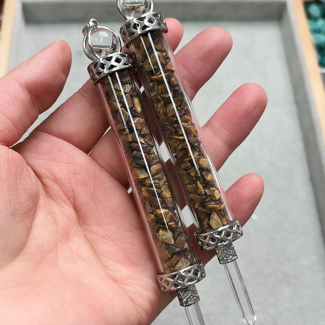 玛瑙/玉髓未镶嵌珠宝半成品虎眼吊坠一颗大的