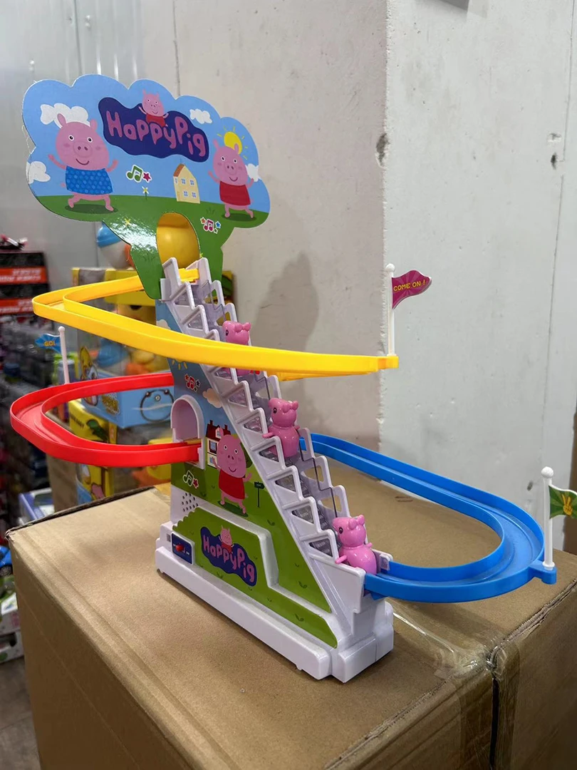 小猪爬楼梯【大号电池款】【 直播间样品 不含电池 默认微瑕】 玩具