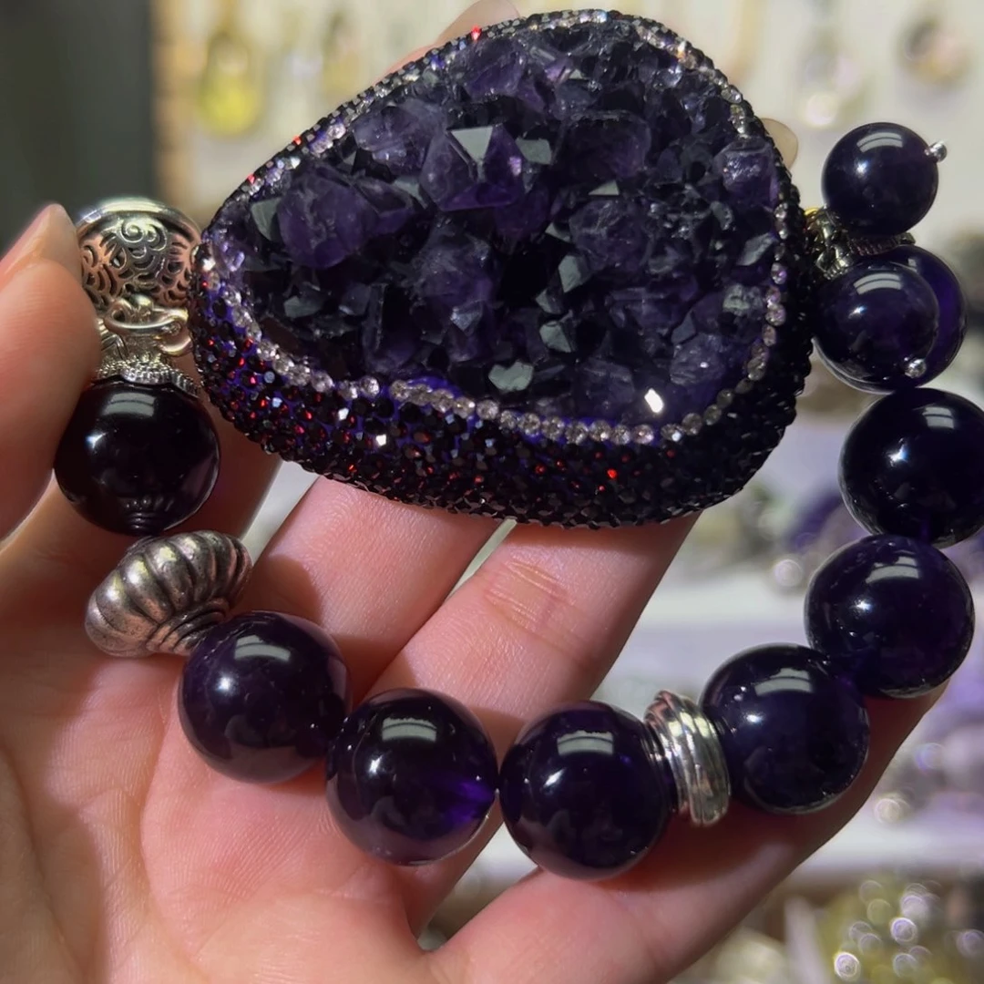 合金手链水晶墨****?手串