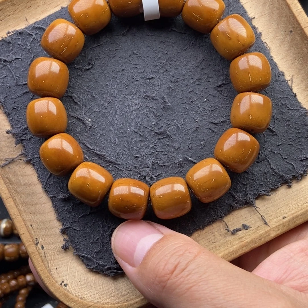紫金鼠手串14mm天花板黄金甲纯手工