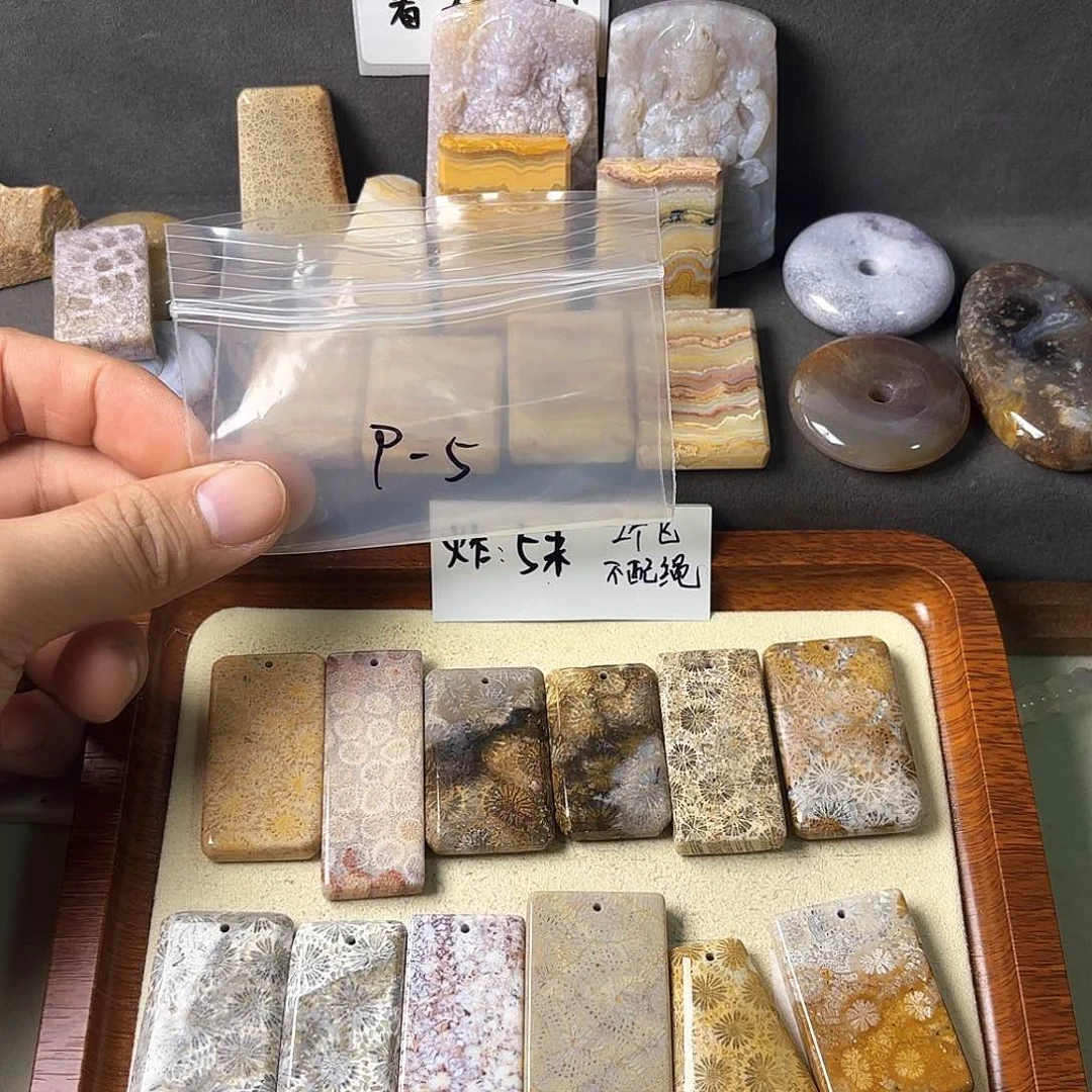 硅化玉颈饰未镶嵌p****r