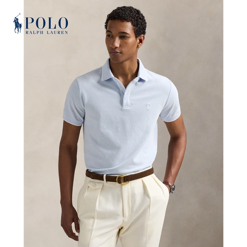 Ralph Lauren拉夫劳伦男装 定制修身版网眼布Polo衫710963494