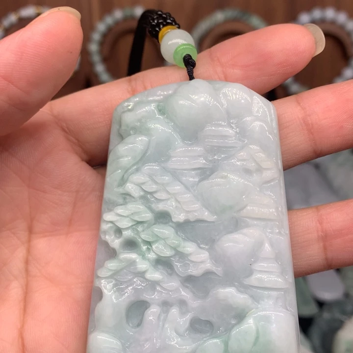 颈饰未镶嵌翡翠11