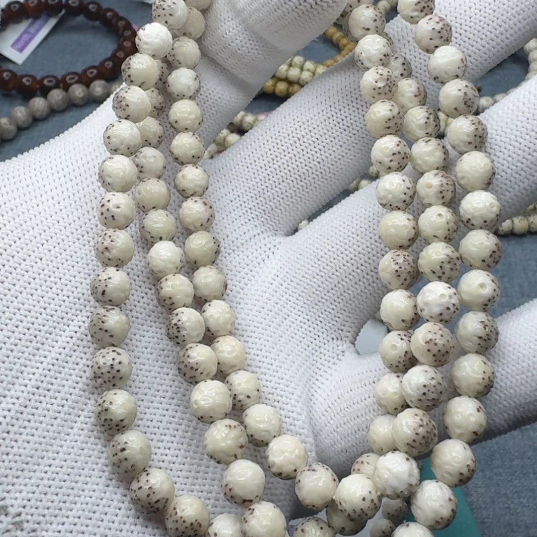 吊坠星月菩提7圆 108 荔枝纹无相