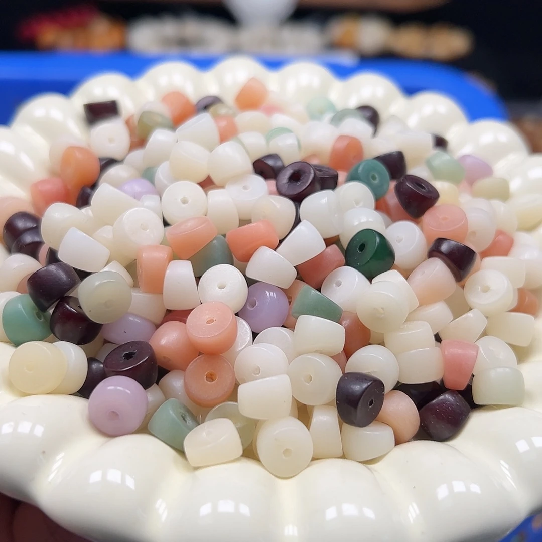 菩提根/象牙果手串微瑕卡9多宝小肠200颗