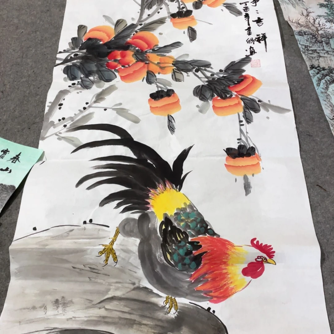 国画国画作品画心一张