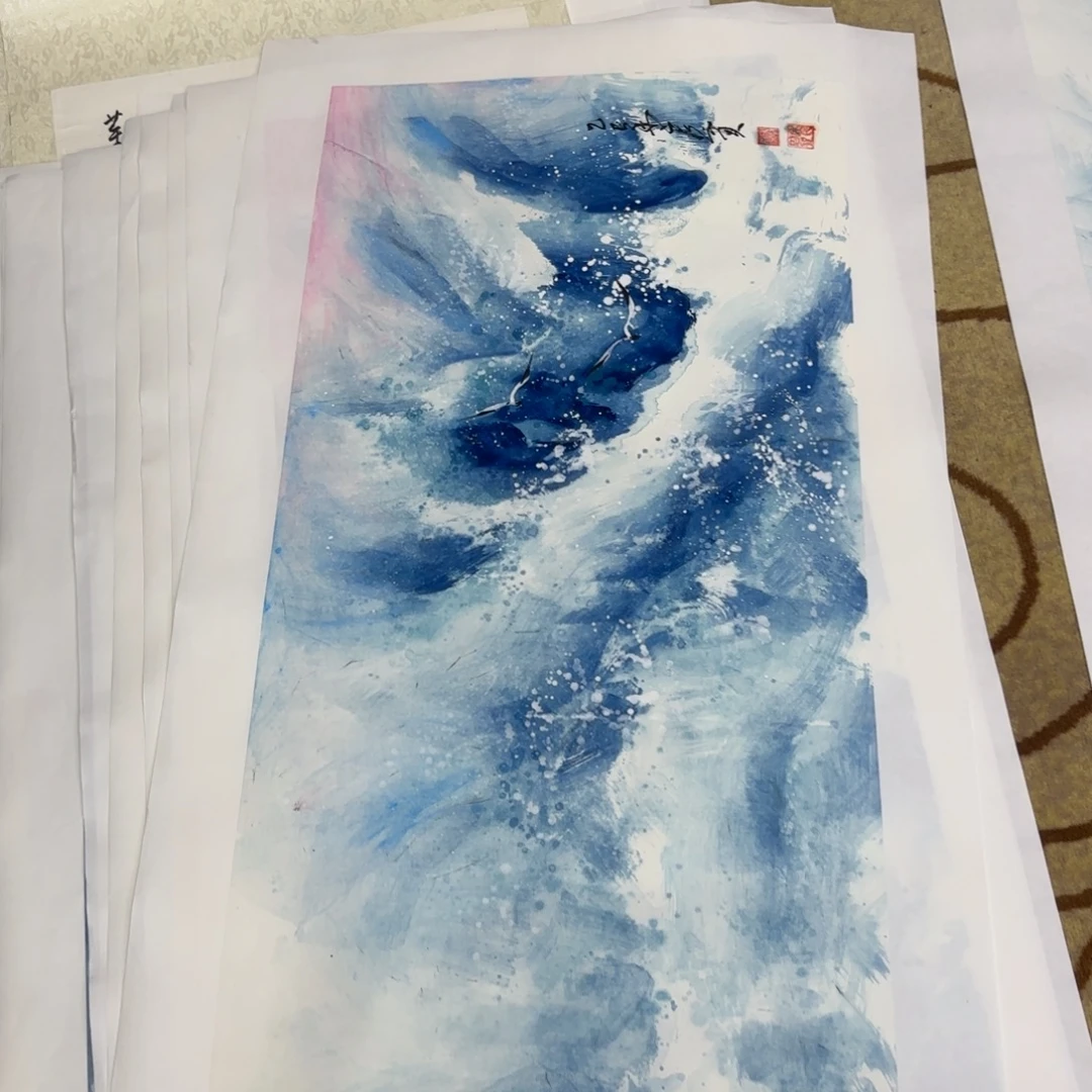 国画年启贺三尺童