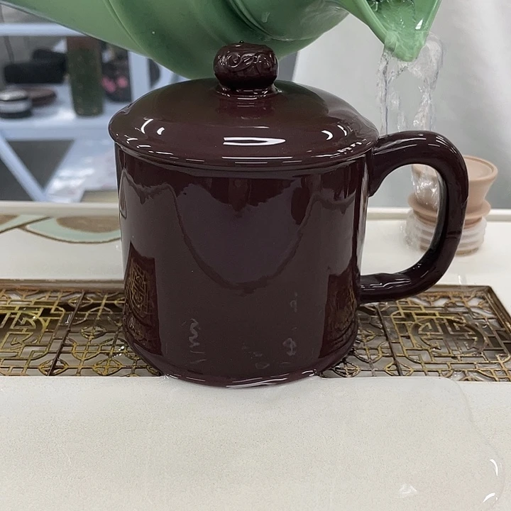 茶杯紫砂老板杯500