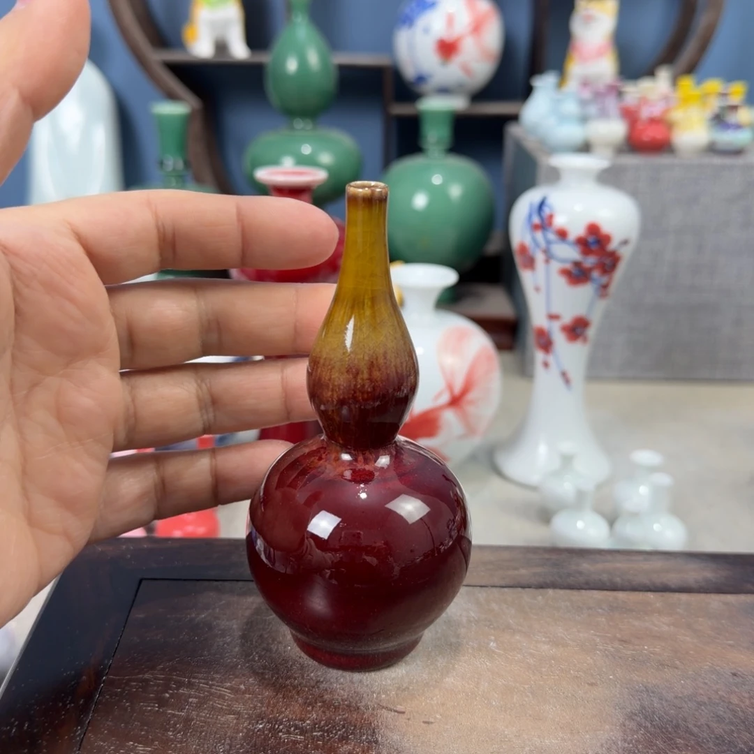 陶瓷手工小花器摆件