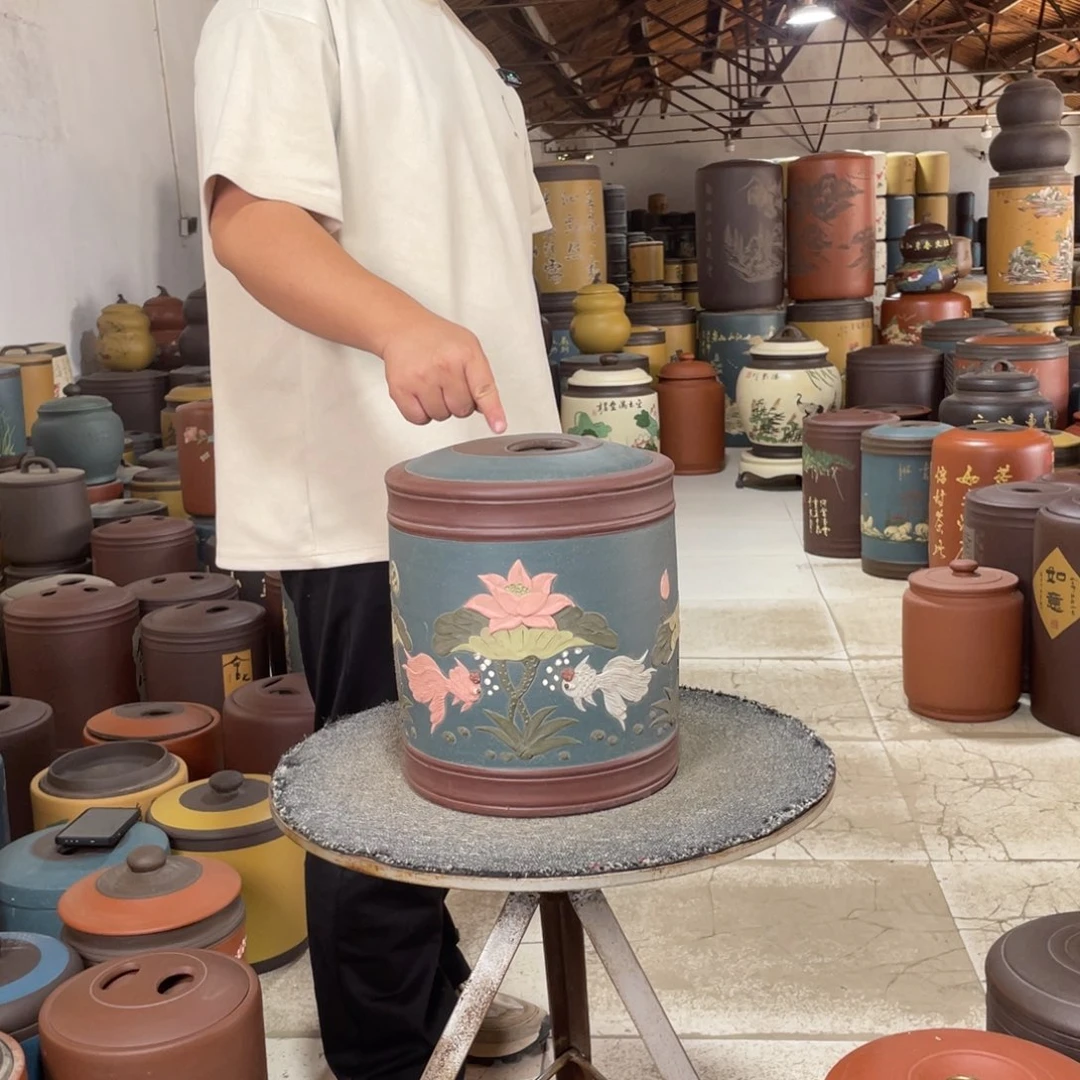 紫砂茶叶罐茶叶罐