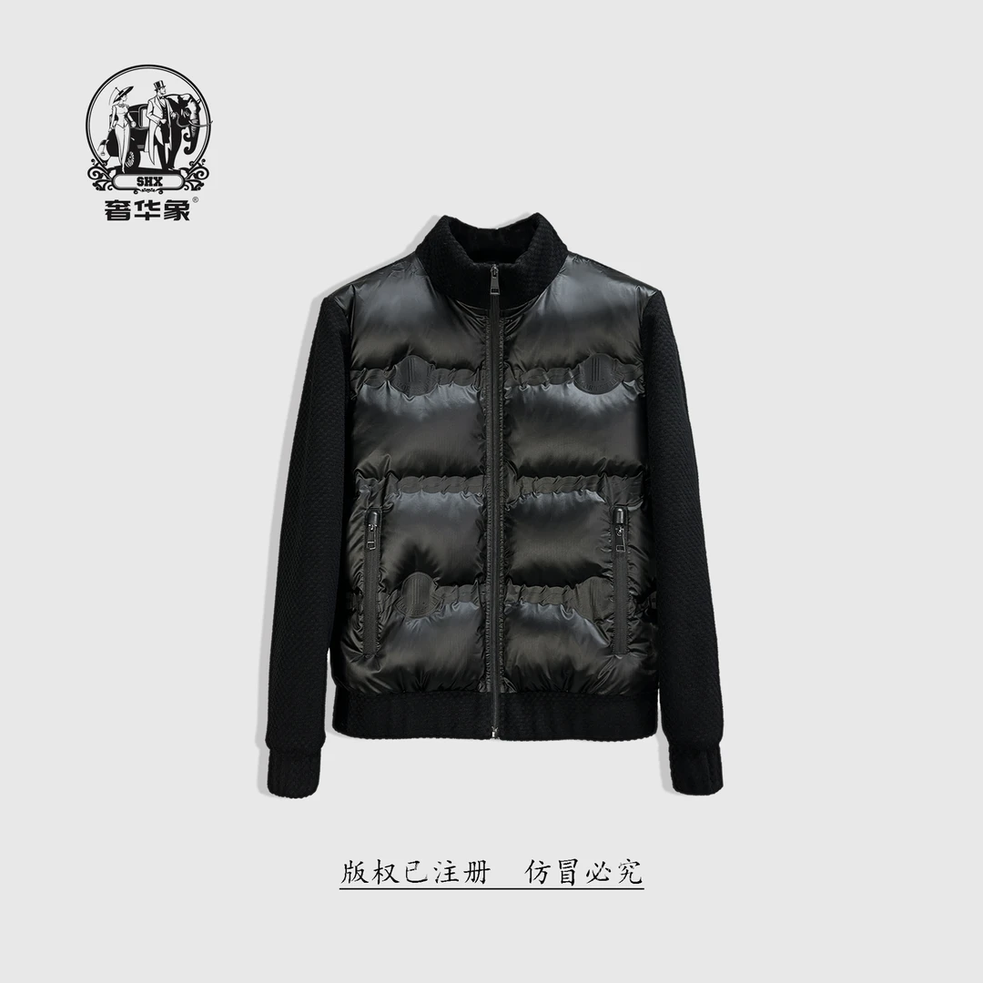 2025年秋冬新款潮流时尚立领百搭显瘦遮肉简约保暖白鸭绒服59936