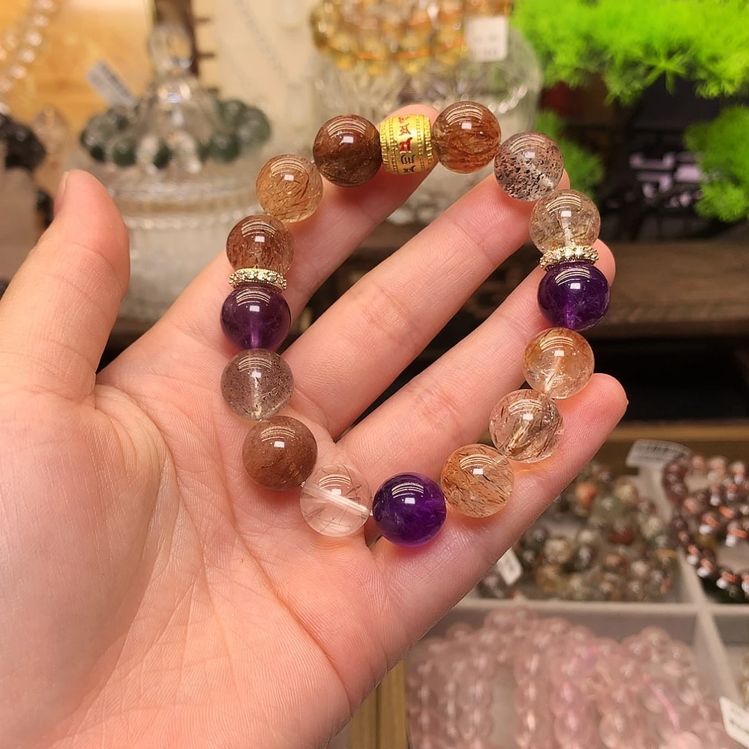 发晶手串合金能量之王