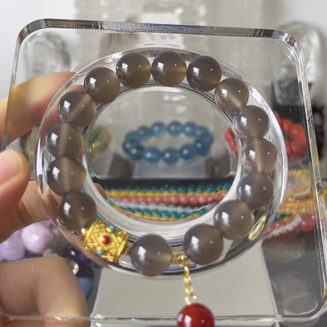 玛瑙/玉髓未镶嵌手链矿坑12加