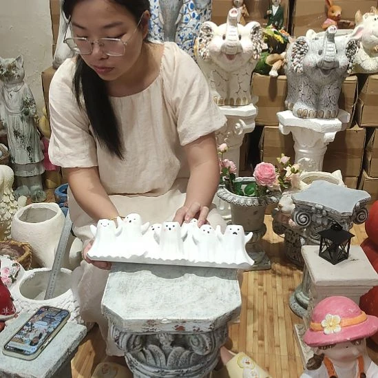 合成树脂树脂阿飘小烛台