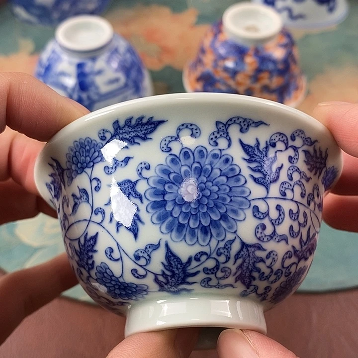 杯现代景德镇全手工全手绘茶具1688888