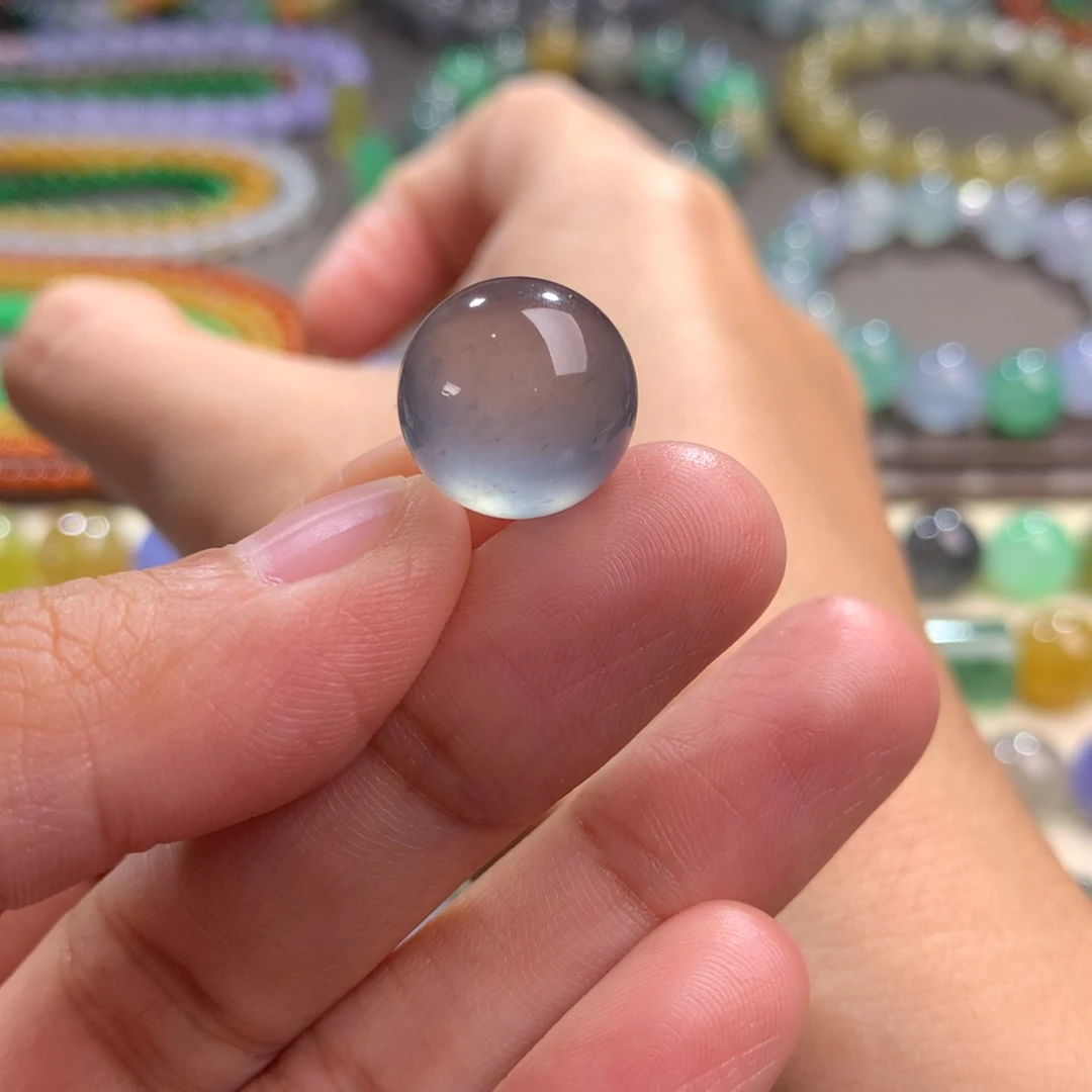 翡翠未镶嵌手链卡13.5